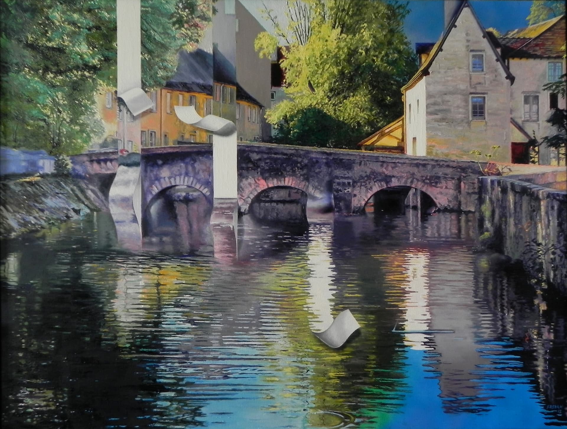 Eure River, Chartres, France